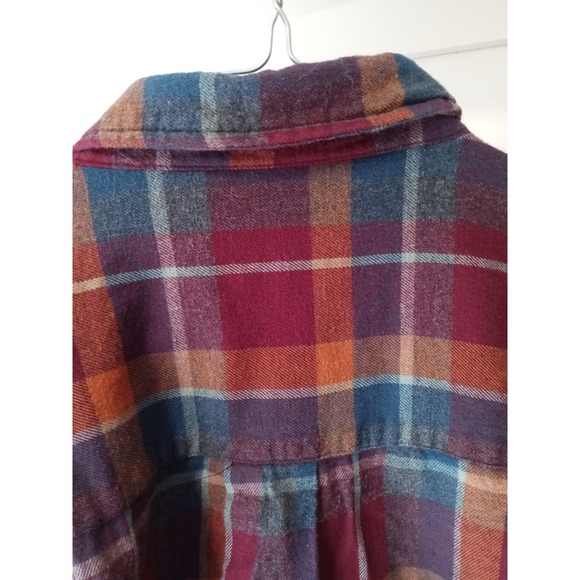 The Foundry Shirt Mens 3XL Plaid Button Up Long Sleeve Pocket Hiking Flannel - Picture 9 of 10